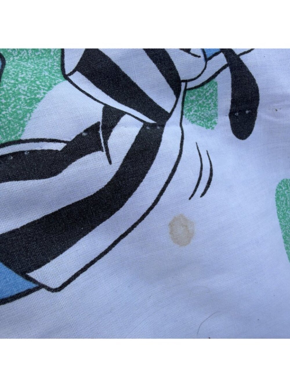 Vintage 90s Disney Mickey Sports Reversible Twin Comforter Blanket Bedding Set - Picture 7 of 15